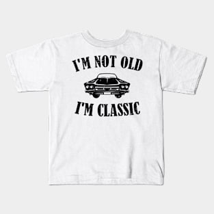 Vintage Men's I'm Not Old i'm Classic Car T-shirt Crusher Tee Kids T-Shirt